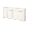 **Buffet Blanc en Bois avec 3 Tiroirs et 4 Portes**