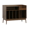 **Buffet en bois avec espace de rangement modulable**